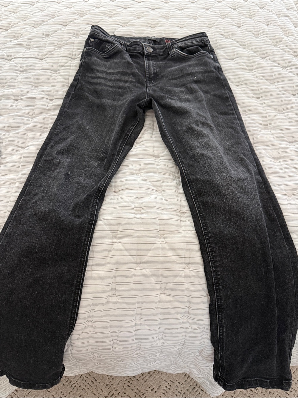 7 For All Mankind Black Flared Kids Jeans